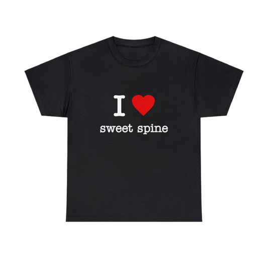 I heart sweet spine - tee